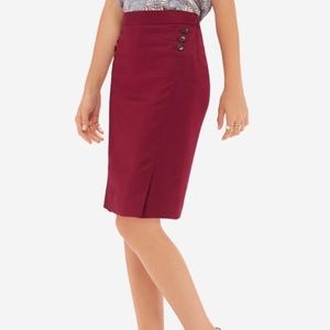 The Limited Red Pencil Skirt